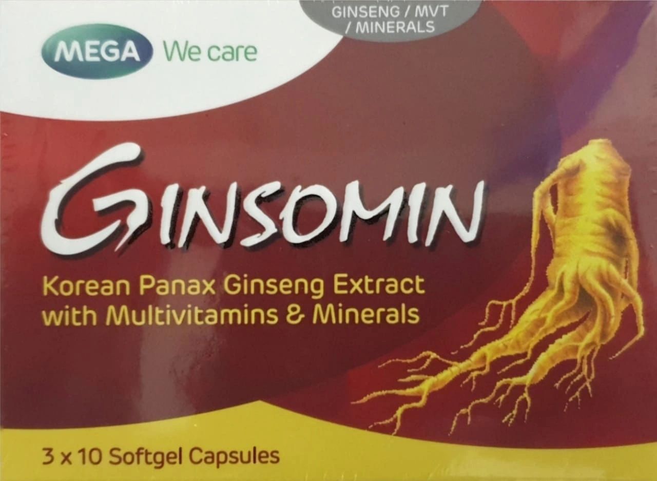 GINSOMIN CAPSULE packaging visual