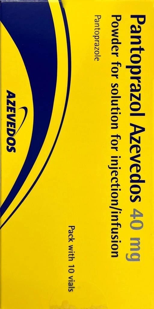 PANTOPRAZOL AZEVEDOS 40MG Injection packaging visual